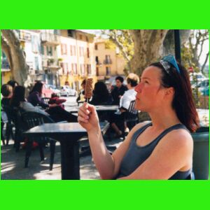 Kathleen und ihr Eis